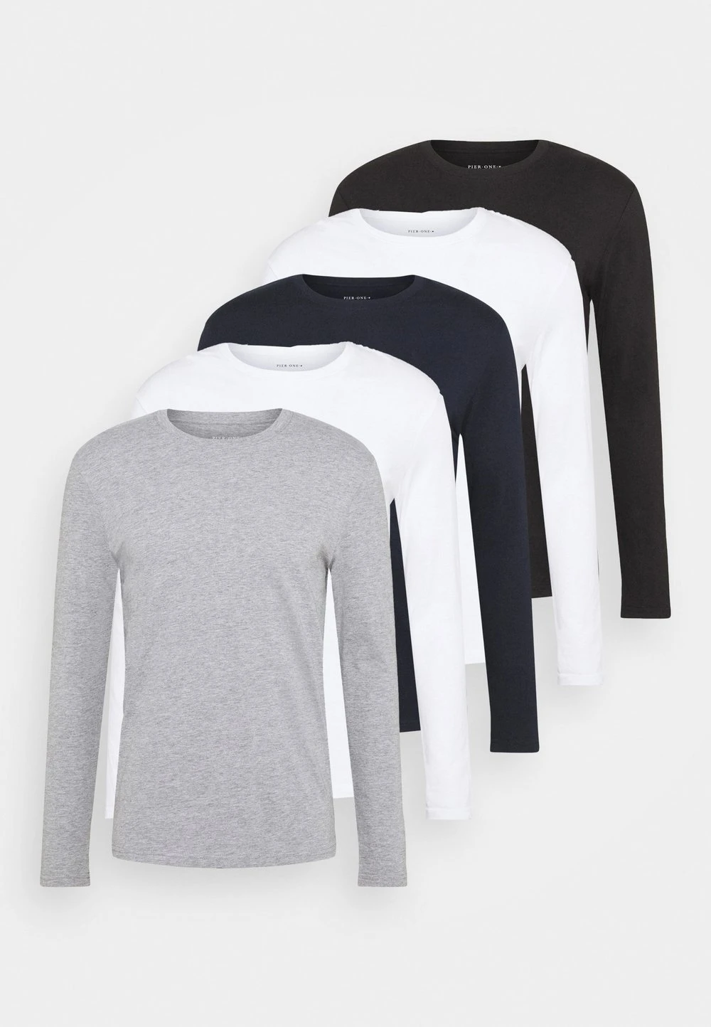 Pier One Prix Gelé 5 PACK - T-shirt à manches longues t-shirts & polos col rond homme 12 Pier One Prix Gelé 5 PACK - T-shirt à manches longues t-shirts & polos col rond homme – Image 10