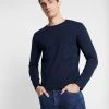 Qualité Excellente Pier One T-shirt à manches longues t-shirts col rond homme