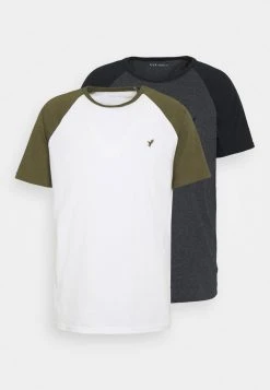 Prix Dégriffé Pier One 2 PACK - T-shirt basique t-shirts col rond homme -VêtementsElite Boutique 089090e333ec455d9a57fcacffdde303