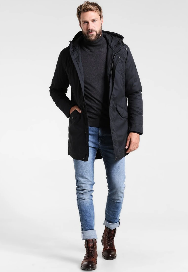 Pier One Haute Qualité Parka manteaux capuche homme 4 Pier One Haute Qualité Parka manteaux capuche homme – Image 2