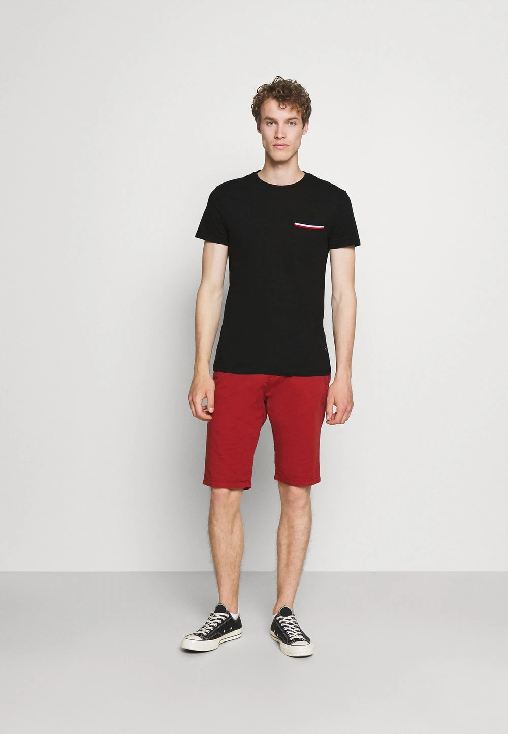 Pas Cher Pier One T-shirt basique t-shirts col rond homme 4 Pas Cher Pier One T-shirt basique t-shirts col rond homme – Image 2