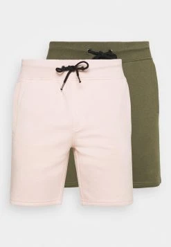 Pier One 2 PACK - Short - light grey /black Qualité garantie 100% pantalons normale homme -VêtementsElite Boutique 0b988578494948dca6c8d4b01211966c 1