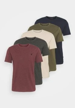 Pier One 5 PACK - T-shirt basique Qualité Garantie t-shirts col rond homme -VêtementsElite Boutique 0f912bddd05048f8b5cda3d15e55e149 1