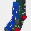 Pier One Meilleure qualité XMAS GIFT BOX 3 PACK - Chaussettes sous-vêtements & chaussettes multicolore homme