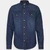 Pier One DENIM SHIRT - Chemise Soldes chemises col kent homme