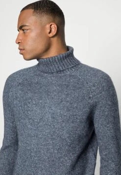 Pier One Un Tarif Préférentiel ESSENTIAL WINTER TURTLENECK / 512 - MOTTLED BLUE - Pullover pulls et gilets col roul&eacute; homme -VêtementsElite Boutique 16fc8d1fef144974bc7ea94314fd647b