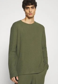 Prix Cassé Pier One RIBBED LOUNGE TOP - Haut de pyjama pyjamas col rond homme -VêtementsElite Boutique 19739ef198264f6690b1a9cd381069a8