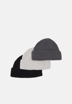 Pier One 3 PACK UNISEX - Bonnet Qualité Garantie casquettes, bonnets et chapeaux couleur unie