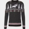 Prix Acceptable Pier One WINTERY CHRISTMAS JUMPER - Pullover pulls & gilets col rond homme