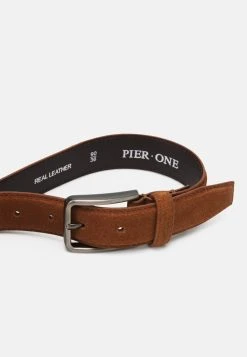 Prix Accessible Pier One LEATHER UNISEX - Ceinture ceintures boucle ardillon -VêtementsElite Boutique 2a7a4da287ac4e3aa1f4ad0c94503e0d