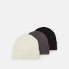 Pier One 3 PACK UNISEX - Bonnet Prix Usine casquettes, bonnets et chapeaux couleur unie