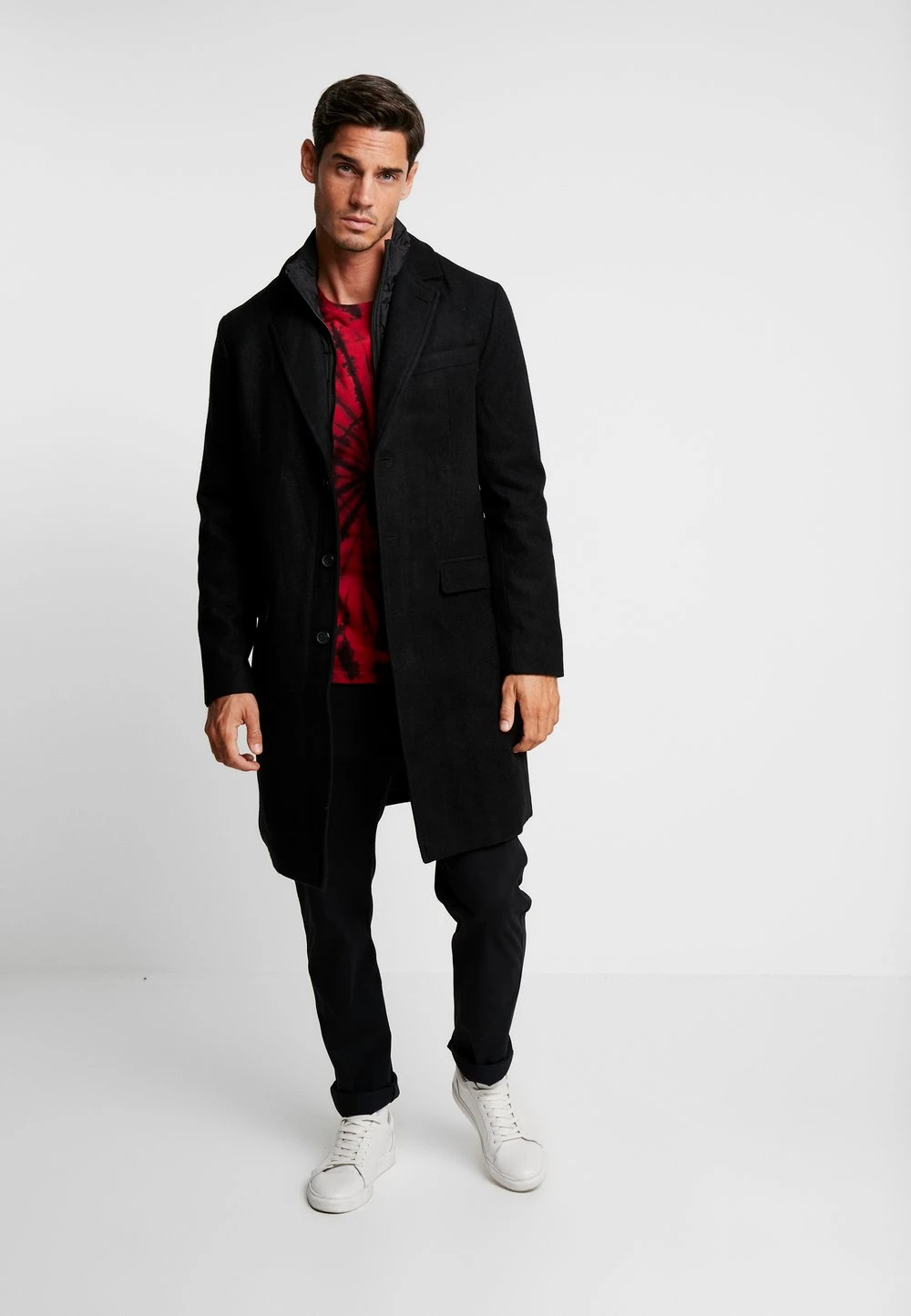 Bas Prix Pier One Manteau classique manteaux col revers homme 4 Bas Prix Pier One Manteau classique manteaux col revers homme – Image 2