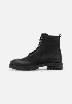 Pier One LEATHER - Bottines à lacets Bas Prix bottes rond homme