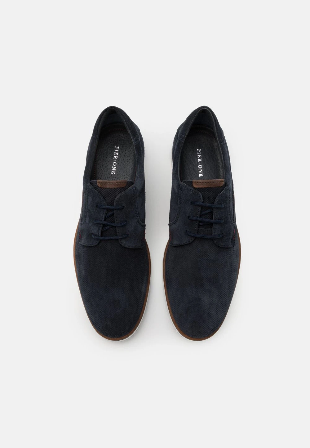 Promos Pier One LEATHER - Chaussures à lacets derbies et richelieus rond homme 6 Promos Pier One LEATHER - Chaussures à lacets derbies et richelieus rond homme – Image 4