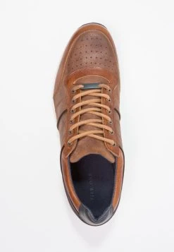 Pier One LEATHER - Baskets basses Pas Cher sneakers rond homme -VêtementsElite Boutique 4862ee05357b4480ad14bddd3767d77b