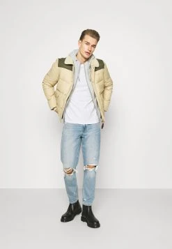 Pier One 3 PACK - T-shirt à manches longues Qualité Supérieure t-shirts col rond homme