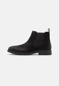 Remise En Ligne Pier One LEATHER - Bottines bottes rond homme