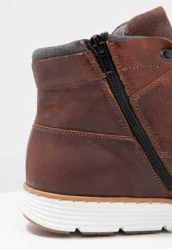 Qualité Garantie Pier One LEATHER - Bottines à lacets boots et bottes rond homme -VêtementsElite Boutique 4f471f0447824443b816aba1b5385b40