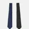 Pier One Prix Gelé 2 PACK - Cravate cravates et nœuds papillon couleur unie homme -VêtementsElite Boutique 52ccbfd765ba4251a508ed4ebd20f762