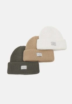 Pier One 3 PACK UNISEX - Bonnet Prix Légers casquettes, bonnets et chapeaux couleur unie