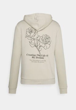 Plus Bas Prix De Vente Pier One FLORAL HOODIE - Sweatshirt - tan sweats & hoodies capuche homme -VêtementsElite Boutique 78493699ef5942e0a1fc4d29f4e34ffb