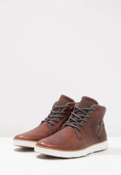 Qualité Garantie Pier One LEATHER - Bottines à lacets boots et bottes rond homme -VêtementsElite Boutique 7fafb26422294acd9425c73f7ce041ea