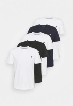 Pier One 5 PACK - T-shirt basique Prix Gelé t-shirts col rond homme -VêtementsElite Boutique 8041bfdceeaa4d4a9a850e92a8c64783