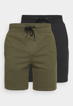 Pier One 2 PACK - Short - light grey /black Qualité garantie 100% pantalons normale homme -VêtementsElite Boutique 97446a5d1f4444a39e0756e4edaa81f0 1