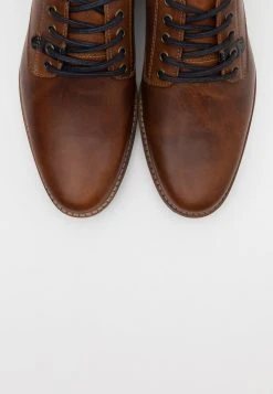 Pier One Prix Accessible LEATHER - Chaussures à lacets derbies, richelieus & chaussures bateau rond homme -VêtementsElite Boutique 9e4567932b15428f83a9a64ec4bd6e27