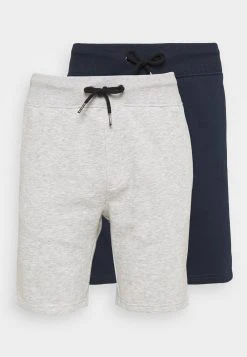 Pier One 2 PACK - Short - light grey /black Qualité garantie 100% pantalons normale homme -VêtementsElite Boutique a016a38a83ef43128acf5c1dc618e643 1
