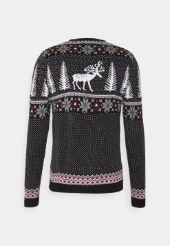 Prix Acceptable Pier One WINTERY CHRISTMAS JUMPER - Pullover pulls & gilets col rond homme -VêtementsElite Boutique a6164c7a82dd4361b2733dc987e72946