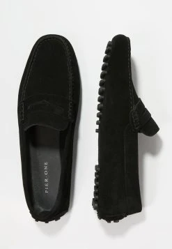 Prix Jamais Vus Pier One LEATHER - Mocassins mocassins et loafers carré homme -VêtementsElite Boutique a977067e14834bd394c2a7ace84de306