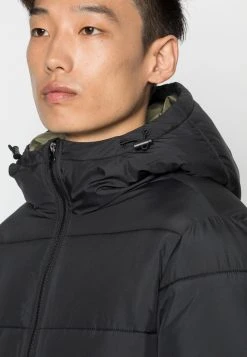 Pier One BASIC PUFFER JACKET WITH CONTRAST HOOD - Veste d'hiver Prix Accessible vestes capuche homme -VêtementsElite Boutique ac45dd429b7349d1b1c00897ccebcc8a