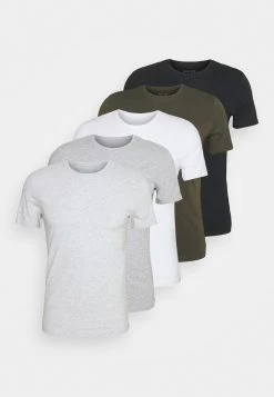 Pier One 5 PACK - T-shirt basique Prix Avantageux t-shirts col rond homme -VêtementsElite Boutique af2e3648ccfd4b198cd51d1c4b807340 2