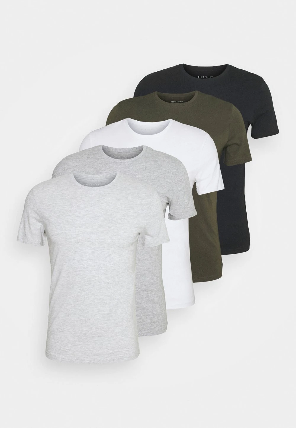 Pier One 5 PACK - T-shirt basique Meilleur Prix Garanti t-shirts col rond homme 15 Pier One 5 PACK - T-shirt basique Meilleur Prix Garanti t-shirts col rond homme – Image 13