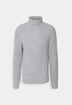 Promos Pier One NEW CABLE TURTLENECK JUMPER - Pullover pulls & gilets col roulé homme -VêtementsElite Boutique afd75e6fb1ee419685e068fa689f680e