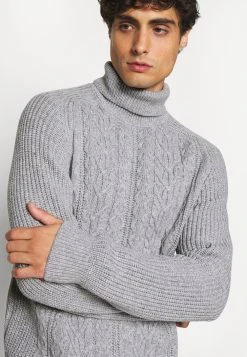 Promos Pier One NEW CABLE TURTLENECK JUMPER - Pullover pulls & gilets col roulé homme -VêtementsElite Boutique b0c36f7fa40740978e1ce13ca2fa9e81