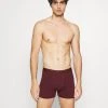 Petit Prix Pier One 3 PACK - Shorty - bordeaux/off-white sous-vêtements normale homme
