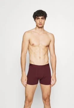 Petit Prix Pier One 3 PACK - Shorty - bordeaux/off-white sous-vêtements normale homme