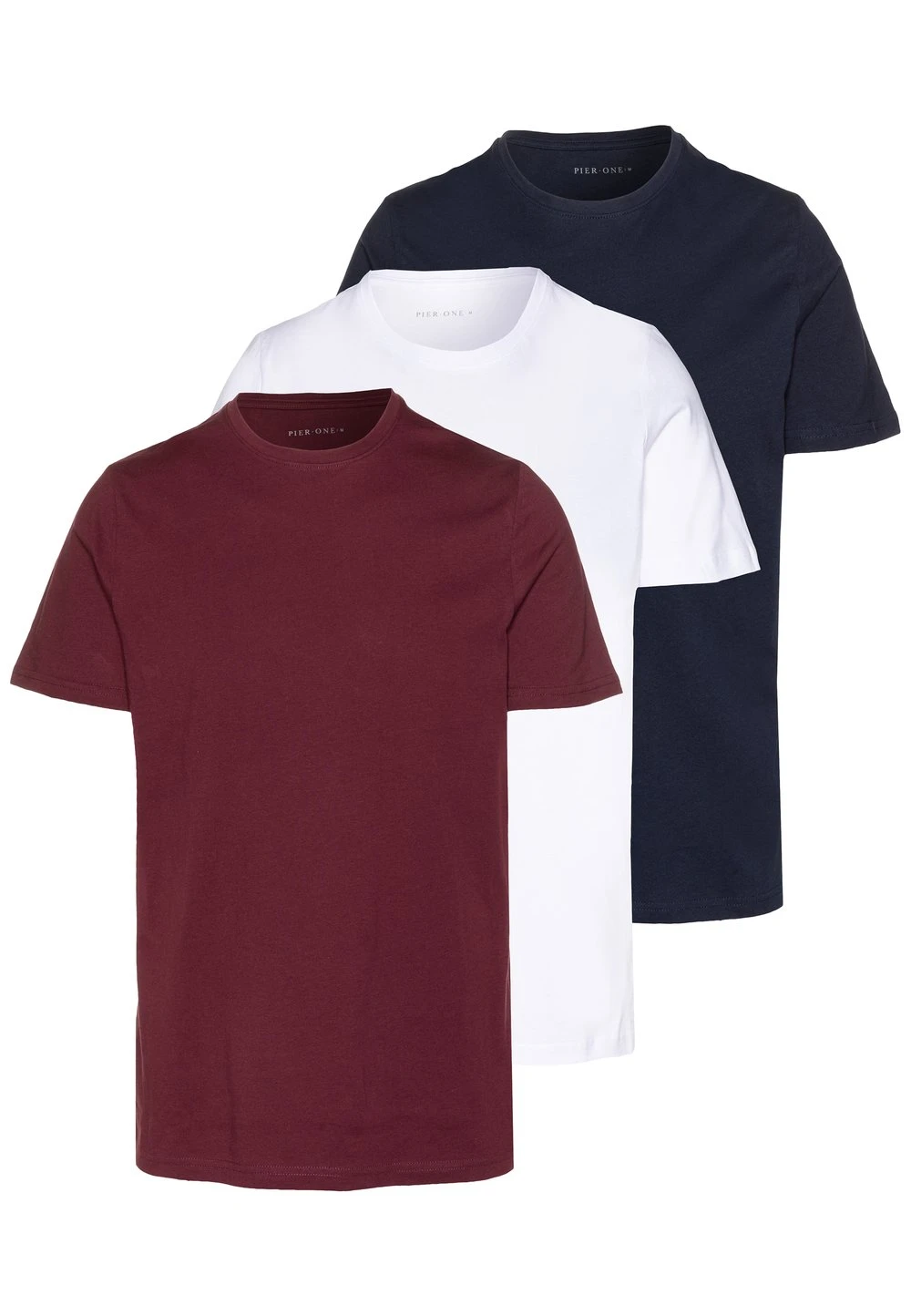 Prix Préférentiel Pier One 3 PACK - T-shirt basique t-shirts col rond homme 19 Prix Préférentiel Pier One 3 PACK - T-shirt basique t-shirts col rond homme – Image 17