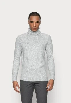 Pier One Prix Jamais Vus ESSENTIAL WINTER TURTLENECK / 512 - MOTTLED BLUE - Pullover pulls & gilets col roulé homme
