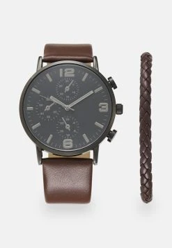 Prix Abordable Pier One SET - Montre montres et bijoux boucle ardillon homme -VêtementsElite Boutique b5bb67abc283462d8848f4f4cd6104f6