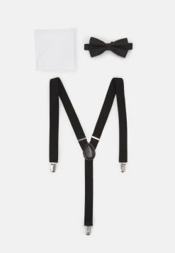 Meilleure qualité Pier One SET - Noeud papillon pochettes de costume couleur unie homme