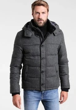 Pier One Faible Prix HOODED - Veste d'hiver vestes col doublé homme