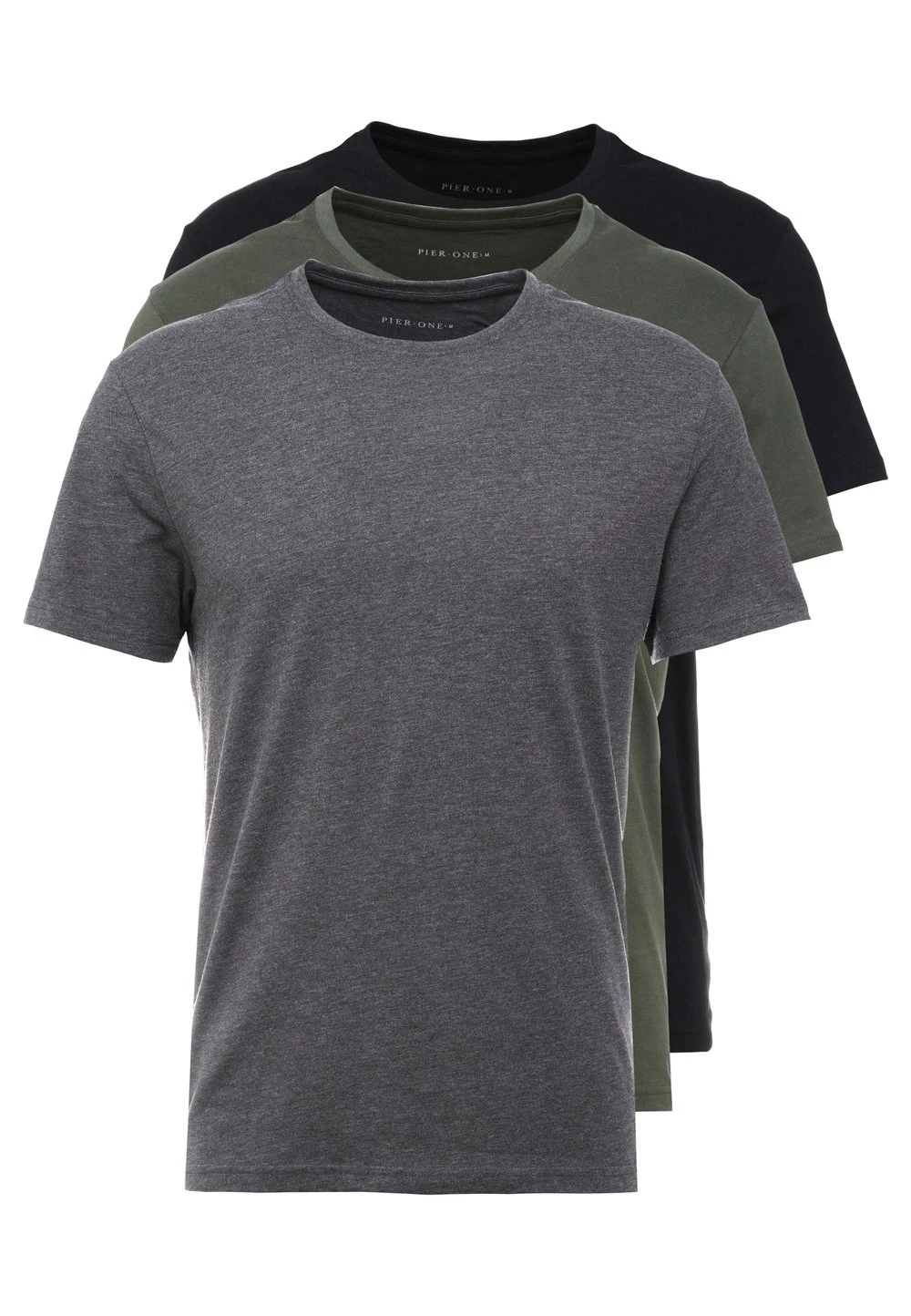 Prix Préférentiel Pier One 3 PACK - T-shirt basique t-shirts col rond homme 8 Prix Préférentiel Pier One 3 PACK - T-shirt basique t-shirts col rond homme – Image 6