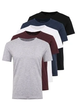 Prix Discount Pier One 5 PACK - T-shirt basique t-shirts col rond homme -VêtementsElite Boutique f3311ca65bb04406b4483c68855855c6 8
