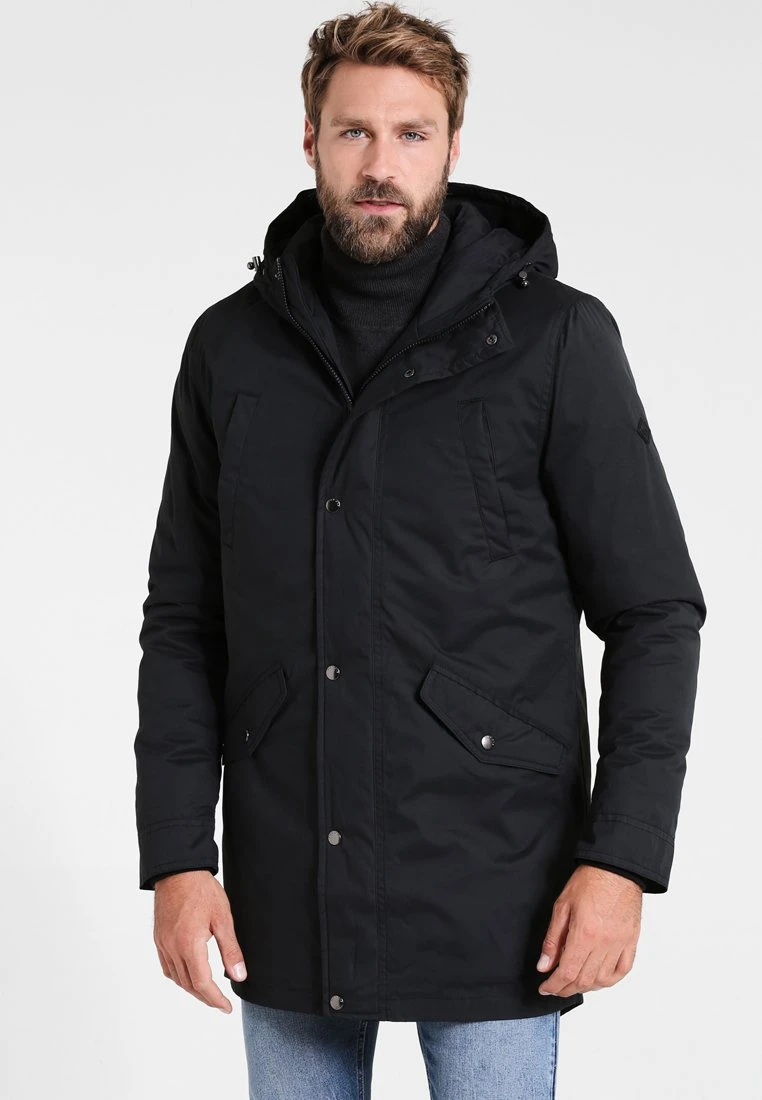 Pier One Haute Qualité Parka manteaux capuche homme 3 Pier One Haute Qualité Parka manteaux capuche homme