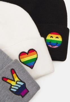Meilleure qualité Pier One PRIDE 3 PACK UNISEX - Bonnet casquettes, chapeaux et bonnets chiné -VêtementsElite Boutique fd353535df6546dfacfb9a6ba902fdd7